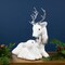 Northlight Laying Reindeer Mom and Calf Christmas Figurine - 11.5"